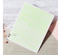 Autocollant 3d Auto-Adh¿¿Sif Pour Ongles",Motif Lettres Anglaises R¿¿Tro,Alphabet Et Chiffres,D¿¿Calcomanie,Petite Lettre,"1 Pi¿¿Ce #J3