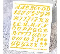 Autocollant 3d Auto-Adh¿¿Sif Pour Ongles",Motif Lettres Anglaises R¿¿Tro,Alphabet Et Chiffres,D¿¿Calcomanie,Petite Lettre,"1 Pi¿¿Ce #M2