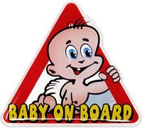 Autocollant 3D Baby On Board HQ