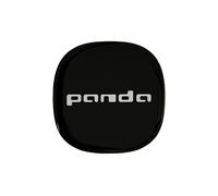 Autocollant 3D Couvre guidon Compatible avec Fiat Panda, diamètre 52 mm, noir, 1 pc