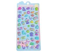 Autocollant 3D, dessin animé 3D, autocollants amusants réutilisables, autocollants décoratifs pour travaux manuels d'animaux - Pour fête d', salle de classe, journal, scrapbooking, étui de