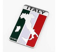 Autocollant 3D en aluminium avec drapeau de la carte italienne de l'Italie pour voiture, logo de voiture, garde-boue, capot, tête de hayon, emblème arrière pour Fiat Porsche Ferrari Abarth Accessoires