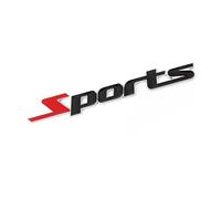 Autocollant 3D en métal for Coffre arrière de Voiture, emblème latéral de Voiture, Autocollant de Voiture(Big Sports Stickers)