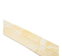 Autocollant 3D en mousse pour plinthe - Décoration murale sur plafond, lignes d'escalier, bureaux et bordures d'armoires murales - Jaune et blanc