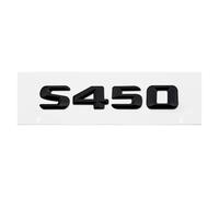 Autocollant 3D for coffre arrière de voiture, emblème décoratif for S400, S420, S430, S450, S500, S550, S600, S650(S450-Black)