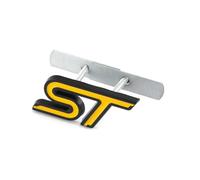 Autocollant 3D for Voiture, Badge St, calandre de Capot Avant avec Logo Focus Fiesta Ecosport 2009-2015 Mondeo Focus2 Focus3 MK2 Compatible(St Grille10)
