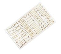 Autocollant 3D métallique en forme de lettre et de chiffre en PVC pailleté doré pour journal, carnet de notes, scrapbooking, fournitures de scrapbooking