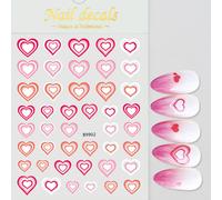 Autocollant 3d Motif Coeur D'amour Pour Les Ongles",D¿¿Calcomanies Pour La Journ¿¿E De L¿¿On,Noir Color¿¿,D¿¿Coration De Manucure,"1 Pi¿¿Ce - Type Nkz199-B9902