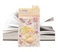 Autocollant 3D - PVC 25 x 13 x 1 cm | Cartoon Funny Girl Belly Decal Scrapbooking Stickers | Journal Classroom Récompense Bouteille d'eau Téléphone Case Diary Decoration