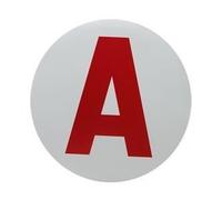 Autocollant A spécial jeune conducteur - adhésif