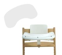 Autocollant à ventouse compatible avec le plateau Stokke Tripp Trapp Tray Safe Adhisve Napperon améliore la succion, maintient les bols et les jouets de chaise haute pour bébé (2, forme d'arachide)