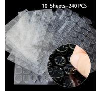 Autocollant Adh¿¿Sif Double Face",20 Feuilles,480 Pi¿¿Ces,Ruban Adh¿¿Sif,Colle ¿¿ Ongles Pour Faux Dessins,Embouts N64.Art,"Manucure Acrylique - Type B