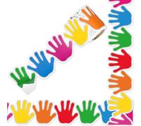 Autocollant adhésif coloré pour tableau d'affichage décoratif pour salle de classe, tableau noir, autocollant mural amovible