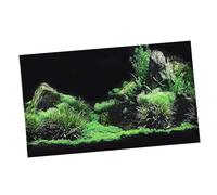 Autocollant Adhésif en PVC pour Aquarium, Fond de Mer, Eau, Herbe, Décoration, Facile à Utiliser, Thème Attrayant, Couleur Vive (76 * 46cm)