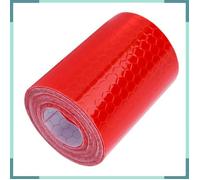 Autocollant Adhésif Fluorescent D'avertissement de sécurité de Bande Réfléchissante de PVC - Rouge