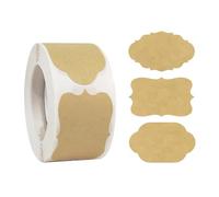 Autocollant adhésif inscriptible pour confitures, étiquettes de maison, cartes de cuisson, enveloppes, bouteilles et confitures de mariage, étiquettes adhésives, étiquettes ménagères, autocollants