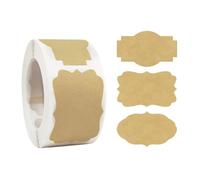 Autocollant adhésif inscriptible pour confitures, étiquettes de maison, cartes de cuisson, enveloppes, bouteilles et confitures de mariage, étiquettes adhésives, étiquettes ménagères, autocollants