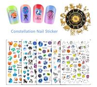 Autocollant Adhésif Pour Ongles, 12 Pièces, Pour Nail Art, Toutes Les Décorations, Curseur, Constellation, Horoscope, Décalcomanies, Accessoire De Manucure