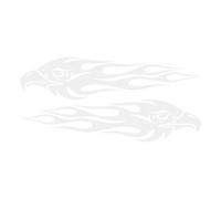 Autocollant Aigle de Moto Voiture Aigle Autocollant | 2 Autocollants de Voiture,Autocollant Flame Eagle, Autocollant de Moto, Autocollants Automobiles, Autocollant de Véhicule Moto