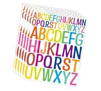 Autocollant alphabets 5 feuilles, autocollant de récompense, B | Autocollant esthétique, décalcomanie de lettre colorée, étiquette décorative, autocollant pour journal