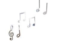 Autocollant amovible en vinyle Art Note de musique Autocollant mural Décoration intérieure Décoration murale Autocollants à faire soi-même Écologique et durable Durabilité