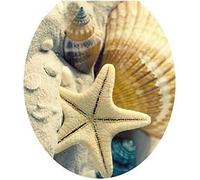 Autocollant amovible pour siège de toilette Océan Forêt Ciel Poisson Vinyle Décoration de salle de bain Un accessoire de salle de bain durable et pratique