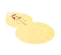 Autocollant Amulette Gourde Chinoise en Cuivre Or, Décor Feng Shui | Finition Polie, Éclat Unique, pour Carnets et Ordinateurs Portables, Idée Présent Fête ou Anniversaire