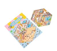 Autocollant amusant 3D pour scènes miniatures, décoration de maison miniature de dessin animé pour scrapbooking, journal, carnet, cadre photo, coque de téléphone portable, décoration de bureau