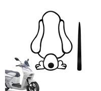 Autocollant amusant pour chien avec queue mobile, décoration de voiture | Autocollant d'essuie-glace sûr - Accessoires extérieurs de voiture résistants à la lumière