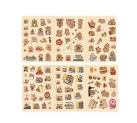 Autocollant Animal Amusant En PET Pour Carnet De Notes Journal Bouteille D'eau Ordinateur Portable Skateboard Scrapbook Motivation Pour Autocollant Résistant Déchirures