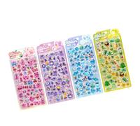 Autocollant animal en relief en résine PVC pour scrapbooking, carnet de notes, couverture de téléphone, bagages, enfants récompensant