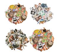Autocollant Animaux 200 Pcs, Stickers Animaux Réalistes, Autocollants Enfant Imperméable en Vinyle autocollants animaux Mignons Uniques pour Ordinateur Portable, Téléphone, Skateboard,Bouteilles D'eau
