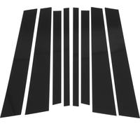 Autocollant Anti-Rayures Pour Garniture De Montant De Porte Et De FenêTre, Couverture ExtéRieure De Porte Pour BMW X3 2003-2010 Noir 8 PièCes