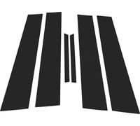 Autocollant Anti-Rayures Pour Poteau De Porte, Garniture De Fenêtre Avant Arrière Gauche Droite, Couverture Extérieure Extérieure Pour Toyota Mark X 130 2009-2019 Noir