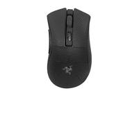 Autocollant antidérapant en daim pour souris de jeu sans fil Razer DeathAdder V2 Mini - Motif football noir