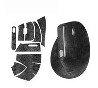 Autocollant antidérapant pour souris de jeu verticale MX - Motif flocon de neige noir