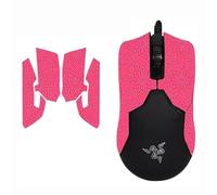 Autocollant antidérapant professionnel pour souris compatible avec souris de jeu Razer Viper Ultimate Gaming Mouse, flocon de neige rose complet