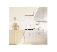 Autocollant auto-adhésif pour meuble argenté 90x500 cm PET