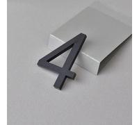 Autocollant auto-adhésif pour numéro de maison, plaque de porte en plastique pour appartement, plaque de porte de maison, numéros de maison, numéros de boîte aux lettres, numéros de rue, 1 pièce 5