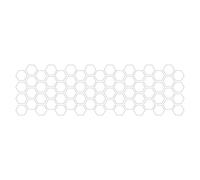 Autocollant Auto Extérieur Motif Nid d'Abeille Sticker latéral de