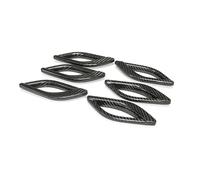 Autocollant Autocollant Garniture Couvercle Garde-Boue Ventilation Latérale pour Maserati pour Levante 2016 - 2023 pour Ghibli 2014 - 2020 Accessoires Moulages intérieurs(for Levante)