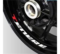 Autocollant Autocollants Décoratifs pour Jantes Moto Bande Réfléchissante Imperméable Rayures pour Y&amaha pour Tenere 700 1200(Style 6)