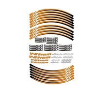 Autocollant Autocollants Décoratifs Roue Moto Autocollants Réfléchissants Jante Imperméables pour Suzuki pour V-Strom1000 DL1000(Style 4)