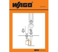 Autocollant avec illustration de la manipulation WAGO 210-416 100 pc(s)