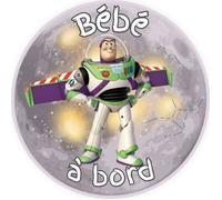 Autocollant Bébé à Bord - Bébé Buzz l'Eclair