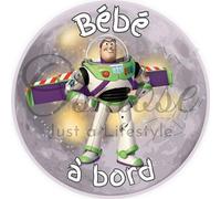 Autocollant Bébé à Bord - Bébé Buzz L'éclair