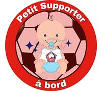 Autocollant Bébé à Bord FanZone Foot - Petit Supporter LOSC Lille