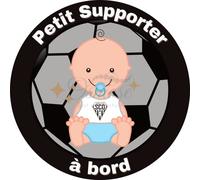 Autocollant Bébé à Bord FanZone Foot - Petit Supporter SCO Angers
