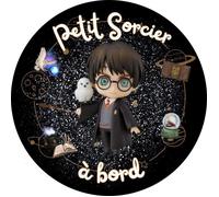 Autocollant Bébé à Bord - Petit Sorcier (Harry Potter)