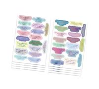 Autocollant biblique, Design inspirant pour bouteille d ' eau, Journal, Scrapbooking, ordinateur portable, téléphone, autocollant d ' histoire biblique